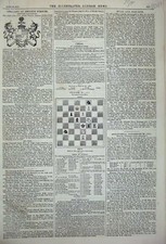 Original Old Antique Print