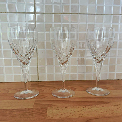 Set vintage cut crystal - set, 3