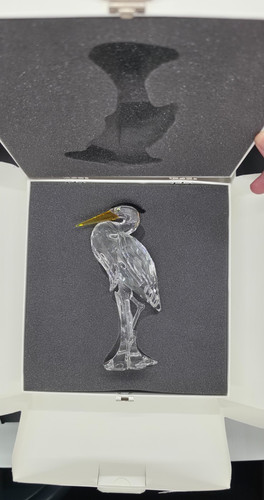 Swarovski figurine heron - swarovski,