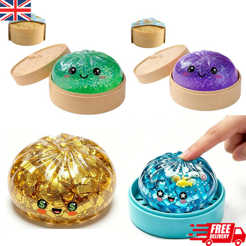 Large glitter dumpling squishy - large,