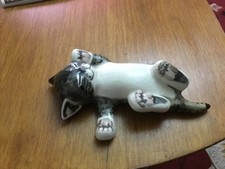 Vintage Seneshall Studio Six Sleeping Tabby Cat Kitten