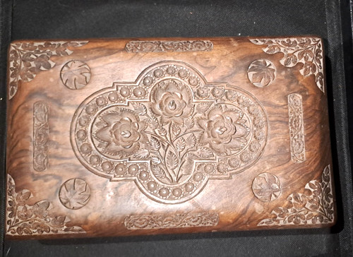 Vintage kashmir carved - vintage,