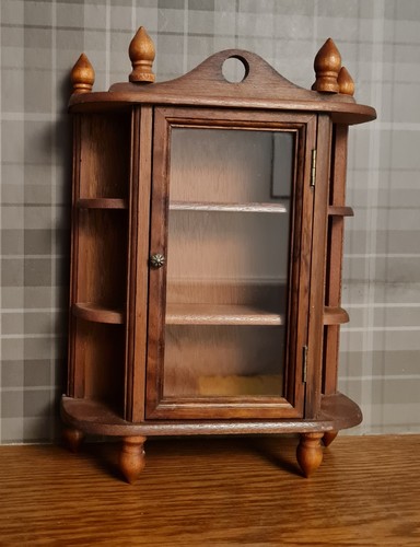 Vintage curio cabinet wall - vintage, cabinet,