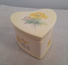 Palissy Heart Trinket Ceramic