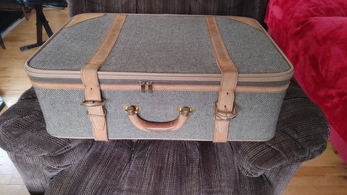 Suitcase solight leather - suitcase, &