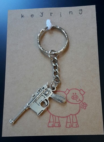 Keyring gun pistol - gun,