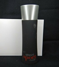 EMPTY PERFUME BOTTLE Giorgio Armani Code Sport EDT 2.5oz - 75ml