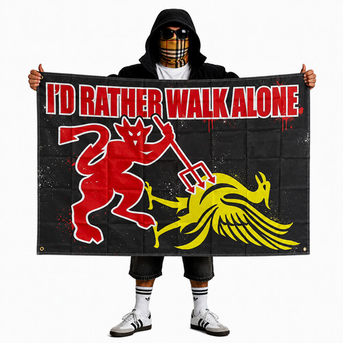 Rather walk alone flag - i'd,