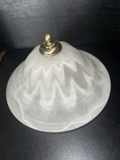 Vintage White Frosted Glass