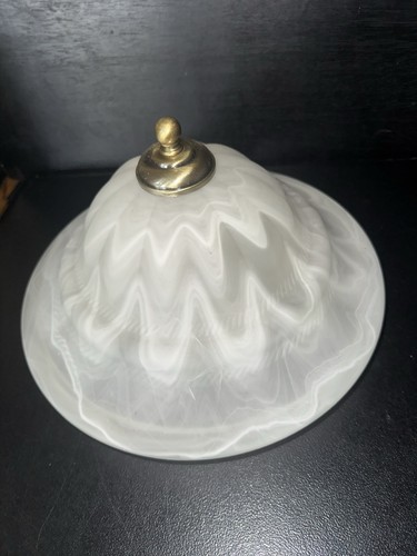 Vintage white frosted glass - white,