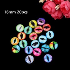 20pcs Hot Accessories Toy Dinosaur Glass Dolls Eyes DIY Crafts Time Gem Eyeballs
