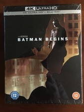 Batman Begins 4K + Blu ray UK