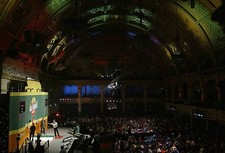 Bob Anderson throws at his