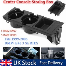 For BMW Centre Console Storage Tray Coinbox Black E46 3 Series 2Door 51168217957