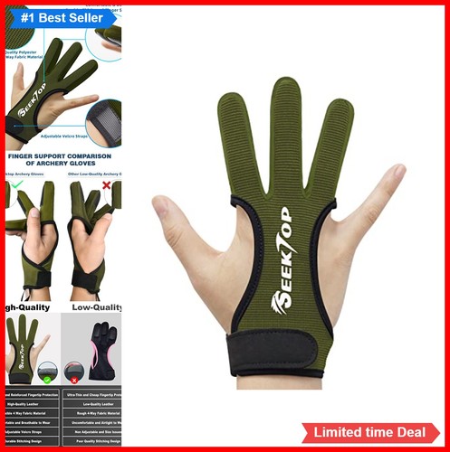 Archery gloves three finger - gloves,