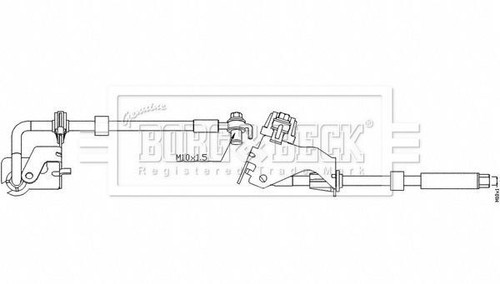 Brake hose fits citroen - fits,