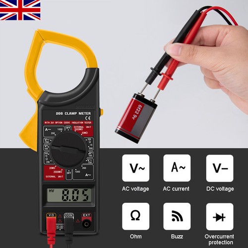 Lcd digital clamp meter - digital, ac/dc