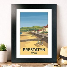 Prestatyn, Wales Travel Poster