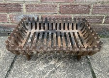 Original Cast Iron Fire Basket Large Reclaimed Vintage Wood And Coal Burning