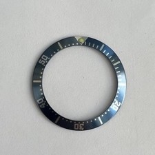 Blue Bezel Insert For Midsize 36mm Omega Seamaster Diver