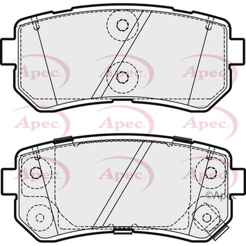 Brake pads set for hyundai - brake,