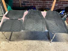 full set of 5mm rubber car mats to fit hyundai i10 2020 to 2024