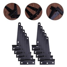 10pcs Gate Hinge 4 inch Hinge Heavy Duty Gate Latch Hinge for Yard Door