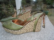 Nine West Green Leather High