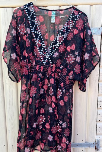 Beach kaftan cover top - cover, up