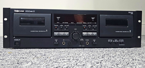 Tascam 202mkv dual cassette - 202mkv,