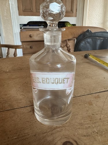 Antique apothecary jar with - antique,