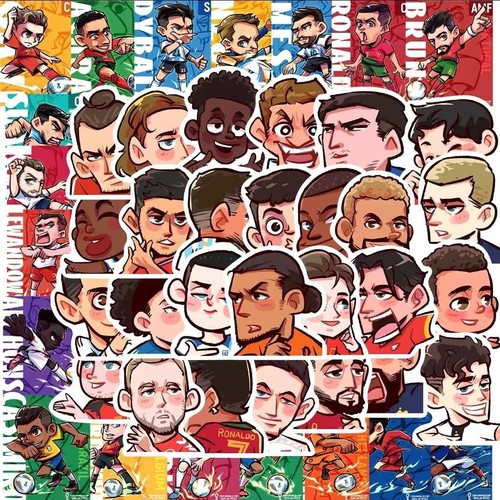 Football player stickers - football,