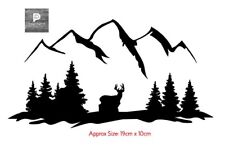 Mountain Forrest Vinyl Sticker