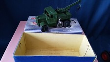VINTAGE DINKY SUPER TOYS #661 GREEN MILITARY RECOVERY TRACTOR VERY GOOD  BOXED