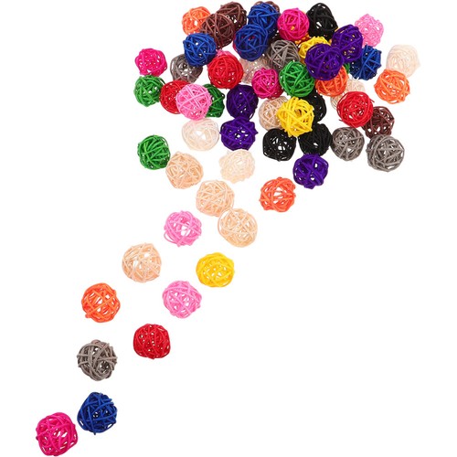65pcs decorative rattan balls - decorative,