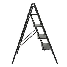 Aluminum Black 4 Step Ladder