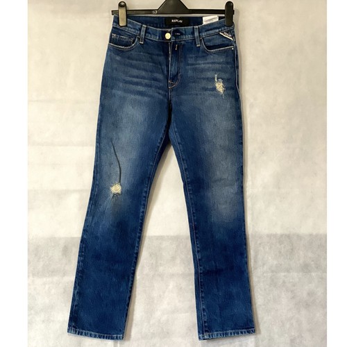Replay blue distressed jeans - blue,