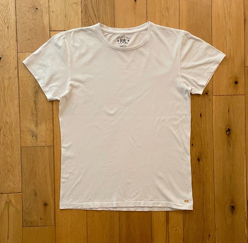 Rrl tube shirt white size - tube, t-shirt