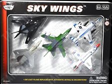 Motormax Skywings - 5 x Military Jets Boxed Set - Aircraft Airplane Diecast Toys