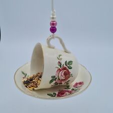 Bird Feeder Tea Cup and Saucer Garden Wild Birds Vintage Different Designs