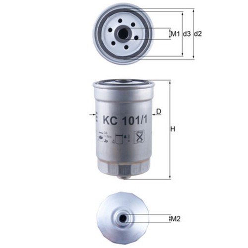 Fuel filter for - filter, sorento