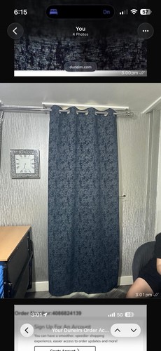 Dunelm blackout curtains - blackout, pair