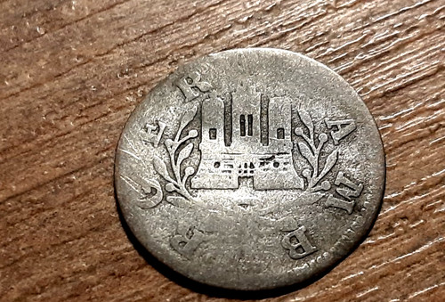 Old silver coin - silver, c.