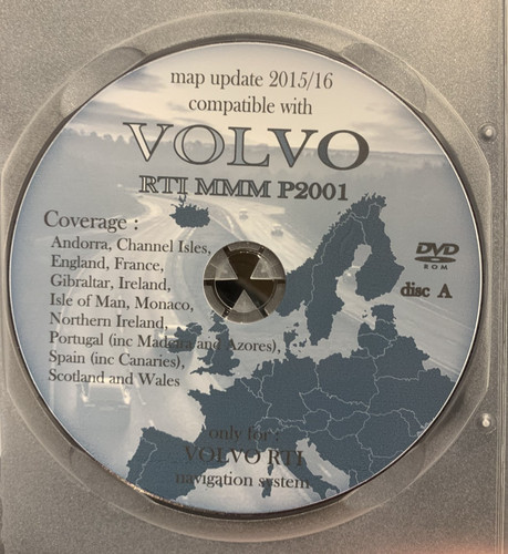 Sat nav map update - map, disc