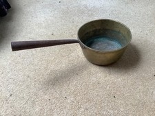 Vintage brass pan - brass, with
