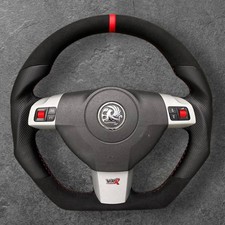OPEL ASTRA H VXR OPC GTC VECTRA C ZAFIRA B FLAT BOTTOM CUSTOM STEERING WHEEL