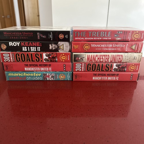 Manchester united vhs tapes - manchester,