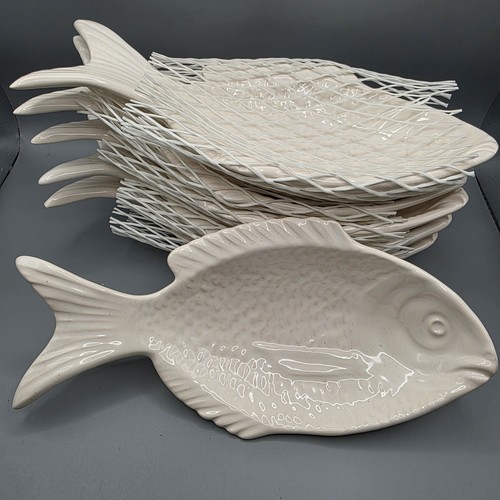 Vintage michael fish dishes - vintage,