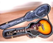 Epiphone EJ-200SCE Jumbo Acoustic Guitar Sunburst with Original Hard Case Used