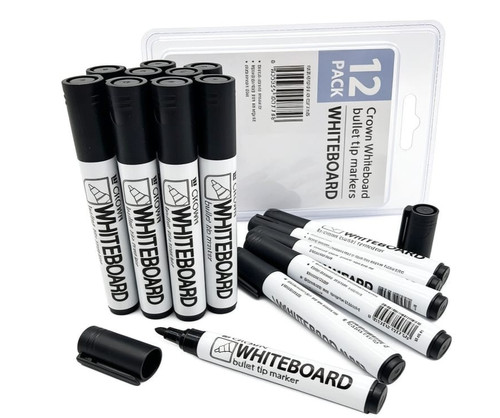 Black dry wipe whiteboard - black,
